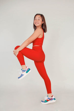 
            
                Load image into Gallery viewer, Iris Leggings in Cherry
            
        